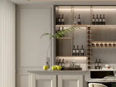 Kitchen interior  3D model