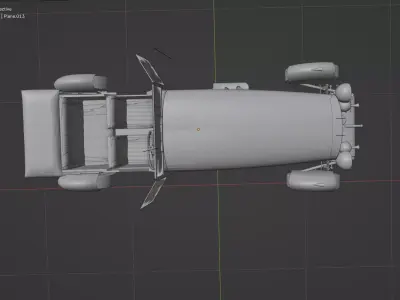 1934 Aston Martin Ulster 3D model