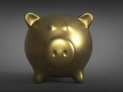Piggy Bank 3D model