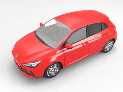 MG 3 Hybrid 2024 Low-poly 3D model