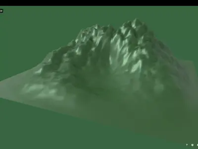Mountain 3D model