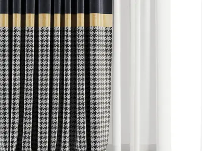 Curtain Set M3 3D model