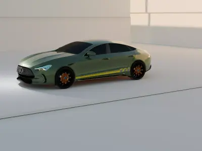 Mercedes-Benz AMG GT 63 S 3D print model