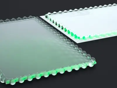 NORDSK DUPVLIKA GLASS DESSERT TRAY 2020 3D model