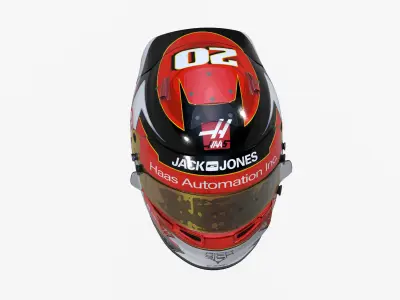 Magnussen helmet 2019 Low-poly 3D model