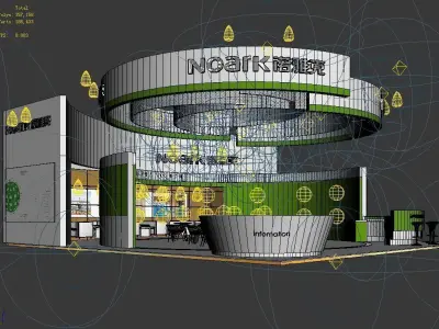 Exhibition - Area - 13X12-3DMAX2009-01 3D model