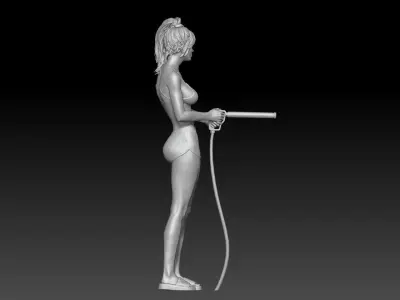 car wash girl 2025 3 3D print model