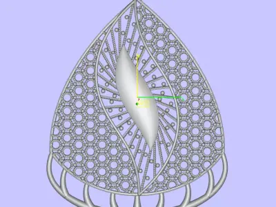 Luxury Statement Necklace for Timeless Style 3D print model 3D print model