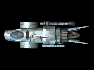 Spaceship 02 3D model