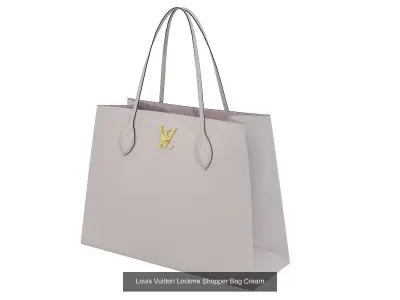 Louis Vuitton Lockme Shopper Bag 3D Model Pack