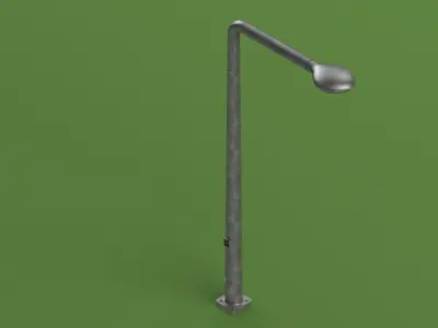 Light Post Free 3D model