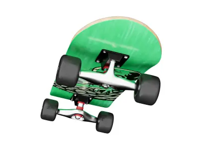 Skateboard 03 3D model