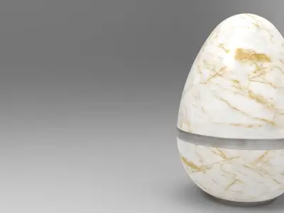 Nina Egg Cup Low-poly 3D model