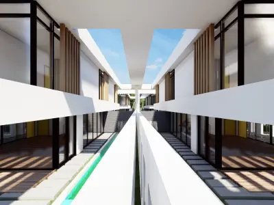 Luxury Modern Villa 3D Model for Architectural Visualizations 3D model