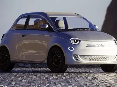 Fiat 500 La Prima 3D model