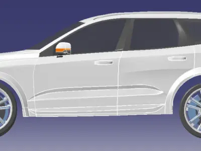 Volvo suv 3D model