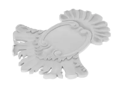 Cartouche Ornament 015 3D model