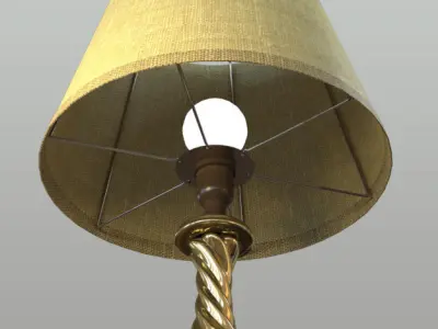 Table lamp 3D model 6