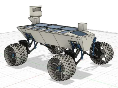 Rover Raspberry Pi over 100 files 3D print model