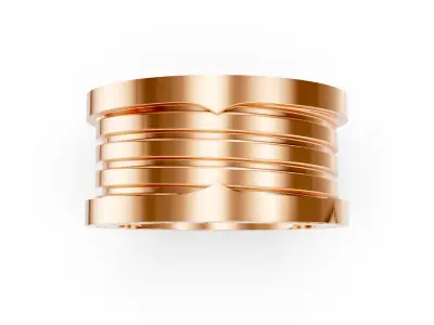 Bulgari Zero1 Ring 3D print model