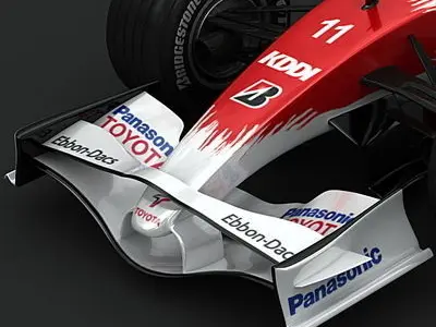 F1 2008 Toyota TF108 3D model