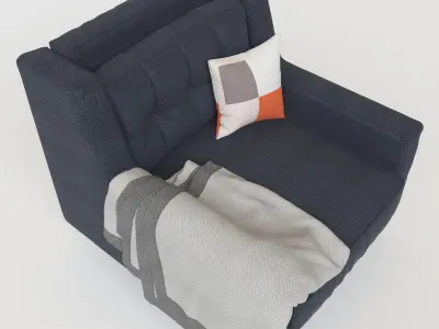 Crosby armchair  3D model