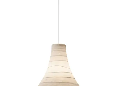 Pendant Light Japanese Style Lighting 3D model