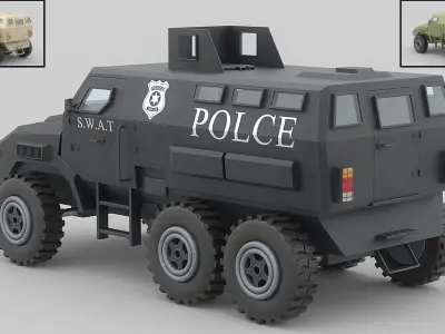 Armored car 1 3D model