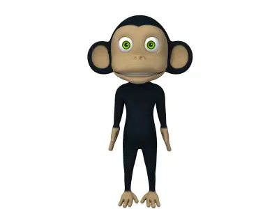 Monkey Cartoon 3D model