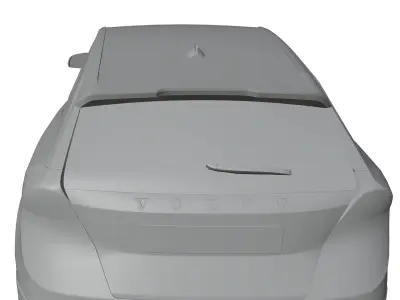 Small swedish car unbranded 3D model