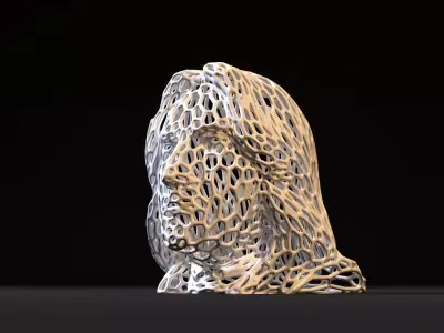 Severus Snape Voronoi 3D print model
