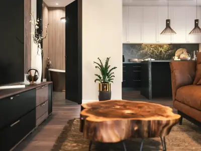 small-apartement modern kitchen design in ukraine Low-poly 3D model