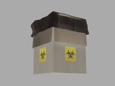 Medical Box Low Poly Low-poly 3D model