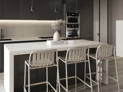 Hasa Project Living room 3D model