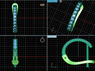 Earrings n 19 3D print model