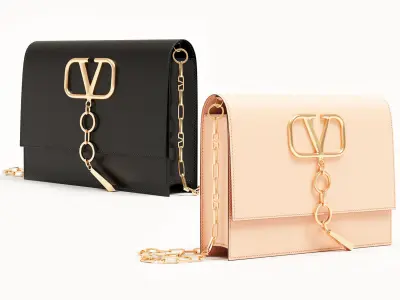 Valentino Garavani Handbag Collection 3D Model Pack