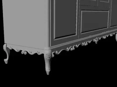 cupboard armoire 3D model