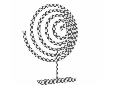 Abstract sculpture AS-008 3D model
