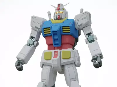 RX 78 2 Gundam High Detail Static Model  1  10th Scale 180 cm 3D print model