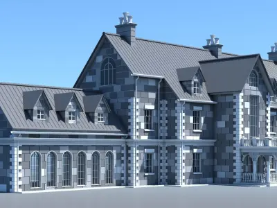 Mansion 02 3D model
