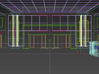 Virtual Lobby 3D model