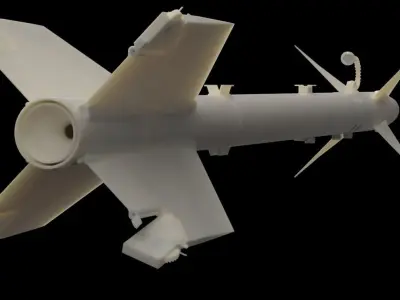 Raytheon AIM-9M 3D print model