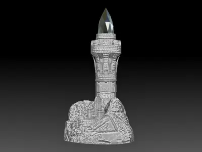 Celestial Citadel 3D print model