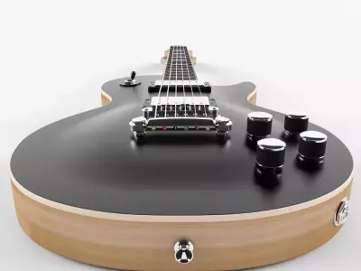 GibsonLesPaul electric guitar 3D model