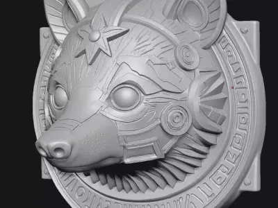 Raccoon 3D print model