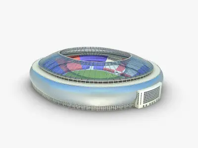 Soccer Stadium 3D model purchase