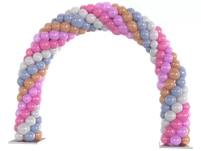 Balloon Arch 03 3D model