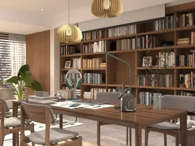 Living room 3D model