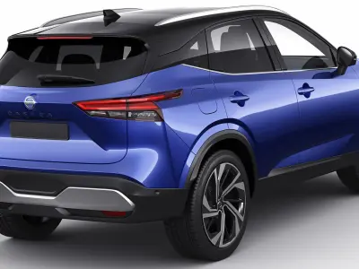 Nissan Qashqai 2022 3D model