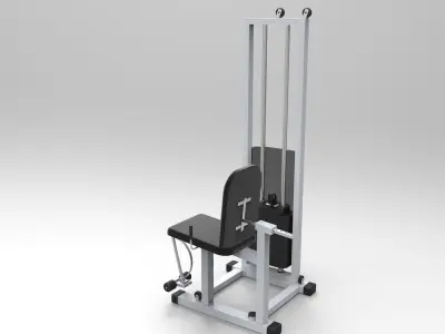 leg extension machine  Free 3D model